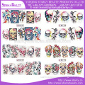 2016 New Halloween Stickers Nail Art Full Cover DIY Designs Nail Water Transfer Decals